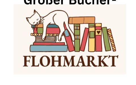 Katze mit Büchern