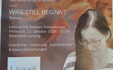 Plakat Was still beginnt